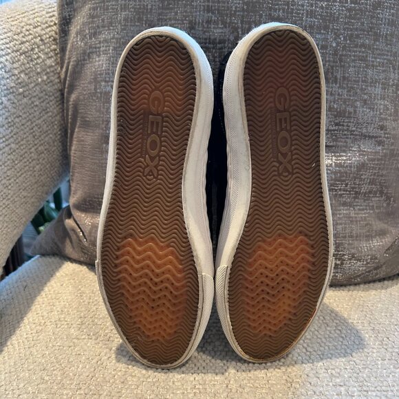 Geox Respira Quilted Patent Leather High-Top Sneakers – EU 37 / US 7 - Picture 5 of 5